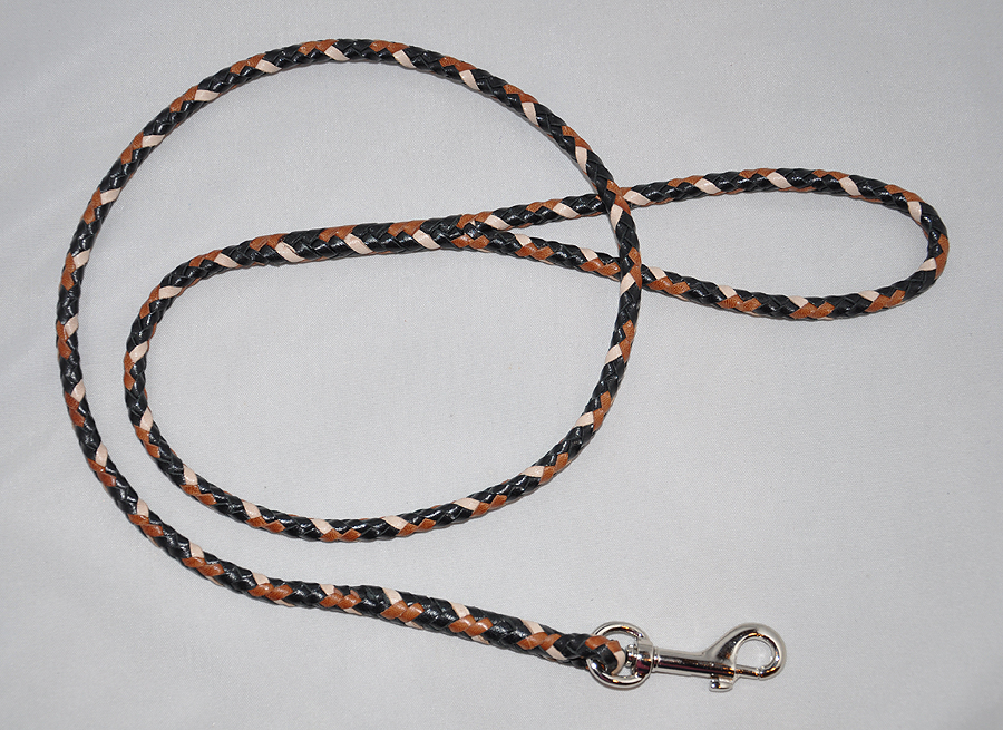  8 strands - black, hazel and natural tan 