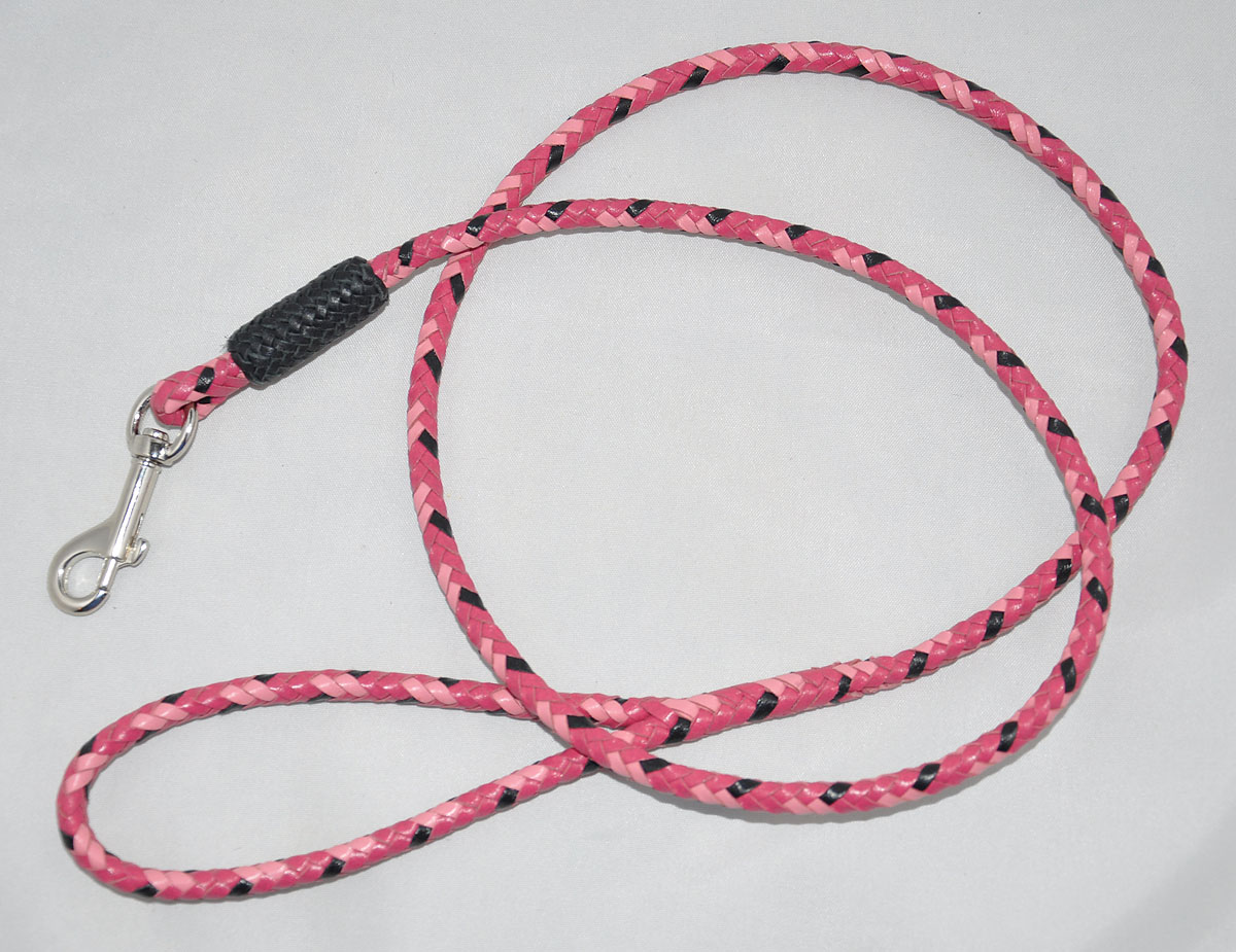  8 strands - hot pink, pink and black 