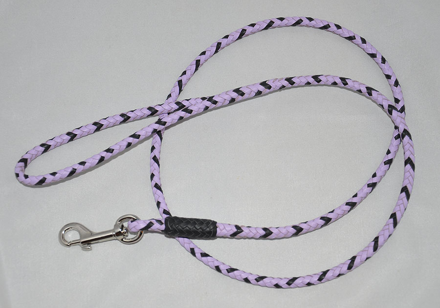  8 strands - lavender and black 